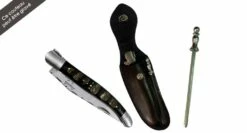 France Des Couteaux Soldes 2024 -France Des Couteaux Soldes 2024 couteau laguiole en buffle etui cuir aiguiseur 1