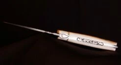 Sperone Manche Mammouth Bleu Damas -France Des Couteaux Soldes 2024 sperone manche mammouth bleu damas 2