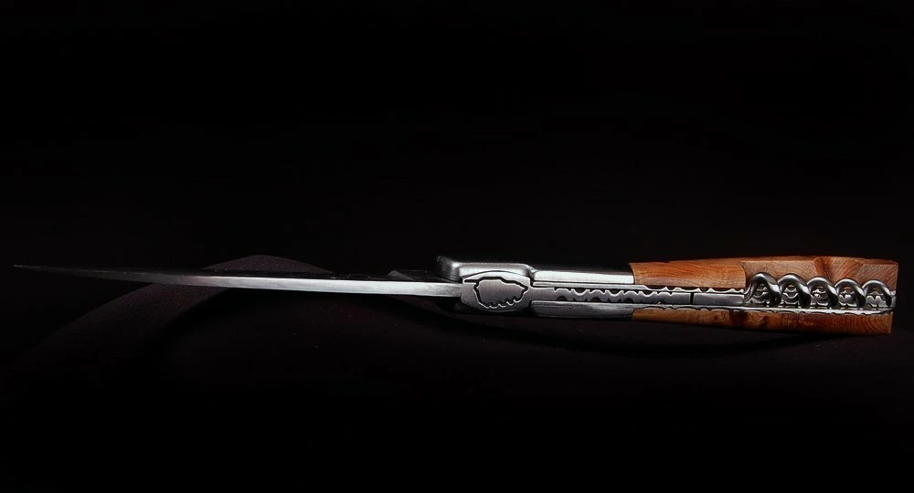 Vendetta ZURIA Tire-bouchon Damas Genévrier 5 Vendetta ZURIA Tire-bouchon Damas Genévrier – Image 3